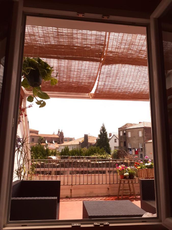 Appartamento SX6 Ático con terraza en centro histórico Pontevedra Esterno foto